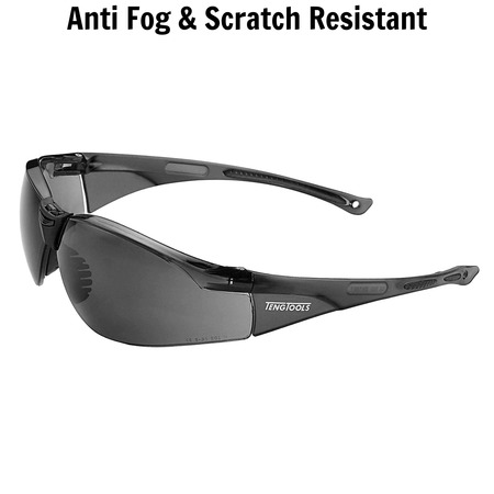 Teng Tools Grey Lens Sports Inspired Design Safety Glasses -  SG713G SG713G